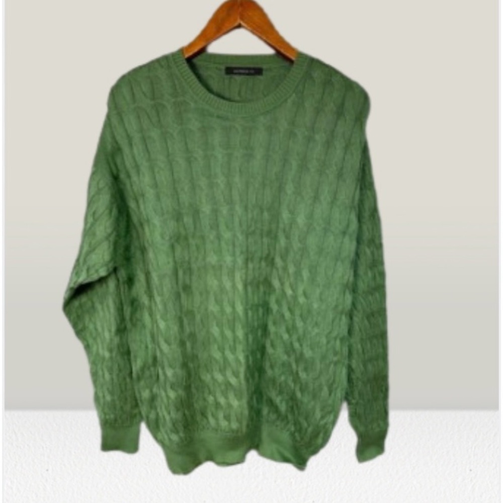 Alpaca 111 Men’s Sweater sz L Mercerized Cotton # D525